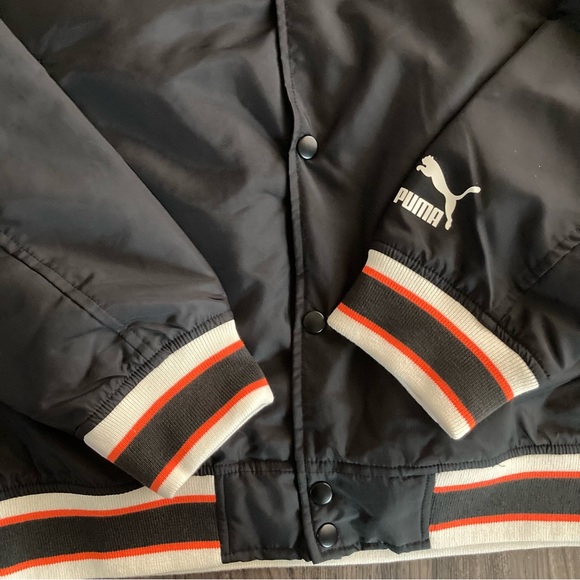 PUMA x Randomevent Men Large Puma Black Bomber NEW $180 - Picture 7 of 14